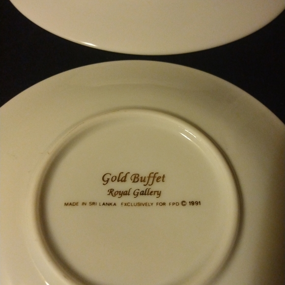 Royal Gold Buffet 3 piece Dish Set - Picture 7 of 8